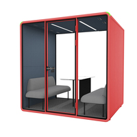 Hecor Prefab Office Pod Sound Insulation Booth Waterproof Modular Cabin Outdoor Garden Silent Working Privacy Space