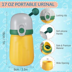 <span class=keywords><strong>Urinoir</strong></span> portable <span class=keywords><strong>de</strong></span> <span class=keywords><strong>camping</strong></span> <span class=keywords><strong>de</strong></span> 17oz pour enfants garçon voyage enfant en bas âge pipi tasse d'entraînement bouteille conteneur toilette d'urgence portable étanche - Product Image 2