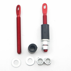 Aosu Pièces automobiles transfrontalières Verrou de capot universel en ABS à motif fibre de carbone pour capot moteur de voiture - Product Image 4