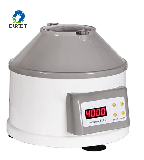 EUR VET Veterinary Equipment Small Laboratory Centrifuge with Display Screen Animal Healthcare for Dogs