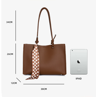 Nouveau Sac Fourre-tout Femme 2026 Grande Capacité Luxe Niche 2-en-1 Sac Mère-Fille Sac à Bandoulière Décontracté pour Trajet Quotidien