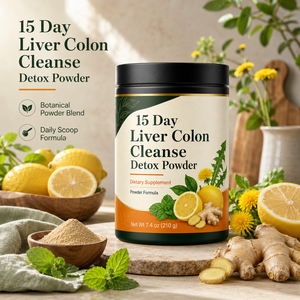 Poudre Détox Naturelle de Haute Qualité à Base de Feuilles de Séné pour Nettoyage Hépatique et du Côlon sur 15 Jours, 250g, pour la Digestion et le Soutien Immunitaire - Product Image 4