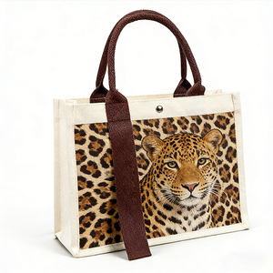 Borsa in Tela Personalizzata Ujoy, Ecologica, Riutilizzabile, Riciclabile, in Cotone, per la Spesa, con Logo Stampato e Design Personalizzato - Product Image 1