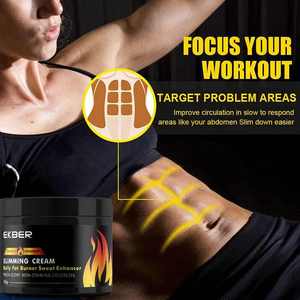 Crema para quemar sudor y grasa, crema adelgazante para el vientre caliente de cadera, crema adelgazante para el vientre de cintura para hombres y mujeres de barriga plana - Product Image 5