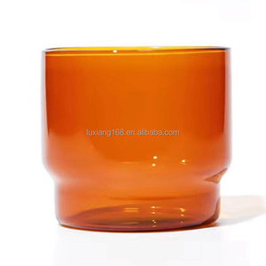 Verres empilables colorés en gros – Tasses à boire en <span class=keywords><strong>verre</strong></span> borosilicate de haute qualité, verres à café, coupes à vin, verres à jus - Product Image 3