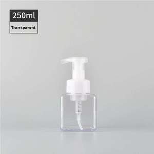 250ml Mousse Foam Pump Dispenser <b>Bottle</b> Clear Plastic <b>Refillable</b> Foam Pump <b>Bottle</b> Clear Foam <b>Shampoo</b> <b>Bottle</b> - Product Image 4