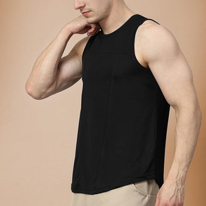 เสื้อกล้ามออกกำลังกาย OEM สำหรับผู้ชาย เสื้อผ้ากีฬาแบบสั่งทำพิเศษ ผลิตจากวัสดุคุณภาพดี สีพื้น สไตล์สตรีท เสื้อกล้ามผู้ชาย - Product Image 4
