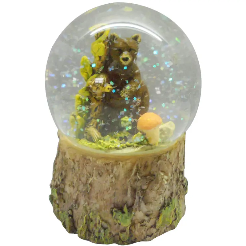 Beruang Bola Air Beruang Hadiah Polyresin Globe Salju