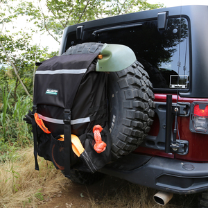 Funda Universal para Llanta de Repuesto, Tela Oxford Resistente, Impermeable, Correas Ajustables para Todoterreno, Camping y Overlanding - Product Image 2