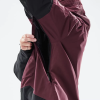 Veste de ski pour homme Oxford imperméable vêtements d'hiver chauds personnalisée pour l'extérieur Veste de snowboard imperméable et respirante Manteau coupe-vent
