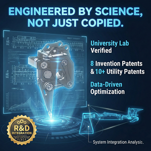 मजबूत शक्ति कंपन रिपर पानी के नीचे काम सड़क निर्माण खुदाई भागों हाइड्रोलिक रिपर के लिए हाइड्रोलिक रिपर - Product Image 5