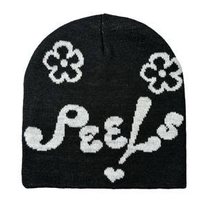 Gorro de punto Jacquard con estampado completo Unisex sin mangas de alta calidad de acrílico 100% - Product Image 4