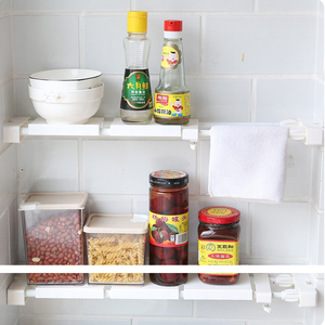 Ripiano di tensione espandibile per vestiti Organizer Rack regolabile fai da te divisori per armadio separatore - Product Image 6