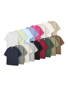 Camiseta Larga de Corte Cuadrado y Tejido Grueso con Lavado Ácido y Estampado |   Camiseta Extra Grande de 300 g/m², 100 % Algodón, <span class=keywords><strong>Estilo</strong></span> Vintage Personalizable para Hombre, <span class=keywords><strong>Estilo</strong></span> Urbano - Product Image 1