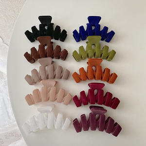 Squiggle-Pinzas de garra de pelo ondulado para mujer, accesorios para el cabello 2023, pinza grande antideslizante de 4 pulgadas - Product Image 1