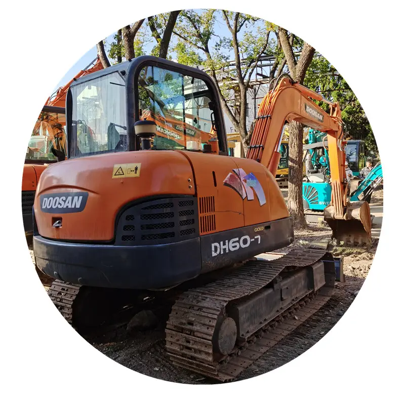 Экскаватор Doosan DH 60-7, стабильная производительность, dh60-7 хорошее состояние автомобиля, низкое энергопотребление и длительный срок службы, Лидер продаж