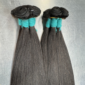 Vente en gros – Extensions de cheveux humains 100 % naturels brésiliens vierges Remy, grade 12A, double épaisseur, lisses comme des baguettes - Product Image 1