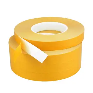 Dung môi 225u tùy chỉnh màu vàng Sided Side dính double side PVC bọt Băng
