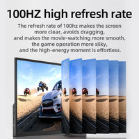 Monitor Portátil Eimio de 18.5'' 1080p 100Hz 100% SRGB Tipo-C Plug & Play Pantalla LED IPS Extensor de Pantalla para Laptop Monitor Adicional OEM