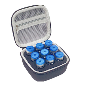SIYOUCASE New Arrival Reusable 9 Slot Peptide Medicine Vial <strong>Carrying</strong> <strong>case</strong> Shockproof Hard Protective Storage <strong>case</strong> for 10ml Vial - Product Image 1