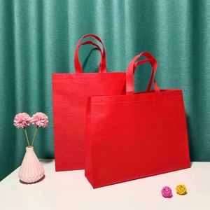 Sacs fourre-tout non tissés stratifiés en PP découpés à l'emporte-pièce, réutilisables et écologiques, imprimés sur mesure, sacs fourre-tout promotionnels étanches - Product Image 5