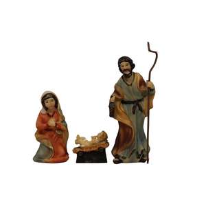 ZICOM Hand-Painted German <b>Nativity</b> Figures Holy Family 8cm Christmas Figurines & Toys 3-Piece <b>Set</b> (9069-K132-01) - Product Image 2