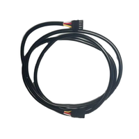 Câble de signalisation PVC 4,5 mm à 4 conducteurs avec connecteur 4 broches pour éclairage LED et systèmes de contrôle industriels