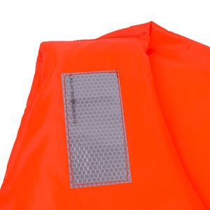 مصنع العرض مباشرة عالية الجودة الكبار البحرية العمل سترة نجاة مع سستة و جيب - Product Image 5