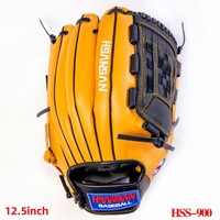 Guantes de Béisbol Personalizados para Lanzadores Zurdos, para Adultos y Niños, para Outfielder/Catcher, 125 Pulgadas, de Cuero Vacuno de Dos Capas, Guante de Béisbol para Receptor