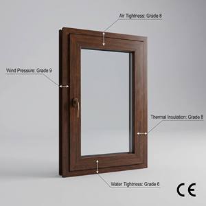 <span class=keywords><strong>Fenêtres</strong></span> en <span class=keywords><strong>PVC</strong></span> à <span class=keywords><strong>double</strong></span> <span class=keywords><strong>vitrage</strong></span> de conception chinoise, <span class=keywords><strong>fenêtres</strong></span> à battants en <span class=keywords><strong>PVC</strong></span>, <span class=keywords><strong>fenêtres</strong></span> insonorisées pour villa - Product Image 4