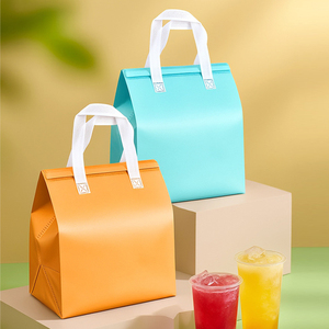 Bolsas Térmicas Aisladas para Llevar Comida, Bolsa <span class=keywords><strong>Térmica</strong></span> para Café, Té con Leche, Comida para Llevar, Mariscos Frescos, para Comida Fría y Caliente - Product Image 6
