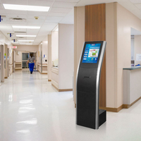Sistema Inalámbrico de Gestión de Colas para Bancos y Hospitales con Dispensador de Tickets de Pantalla Táctil