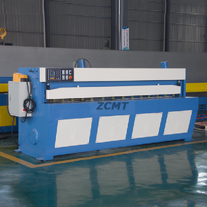 Elektrik mekanik kesici makinesi sac giyotin kesme ekipmanları kanalı yapımı için Premium elektrikli giyotin - Product Image 3