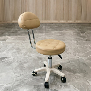 Tabouret de pédicure hydraulique réglable à roulettes, vert et noir, avec roulettes, pour technicien de salon de beauté - Product Image 5