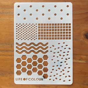 Plastic Custom Shape Art Painting Template Diary Journal <b>Stencil</b> Square Christmas Drawing <b>Stencils</b> - Product Image 2