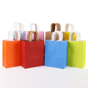 Bolsa de Papel Kraft Marrón Reciclada Desechable Ecológica, Estilo Clásico, para Promoción, Supermercado, Exhibición, Compras - Product Image 3
