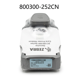 Ruban Original 800300-350 800300-250CN 800300-252CN pour Imprimantes <span class=keywords><strong>Zebra</strong></span> ZC100/ZC300/<span class=keywords><strong>ZC350</strong></span>, Matériau PET USA, Largeur 24mm, 40x300 Numérique - Product Image 6