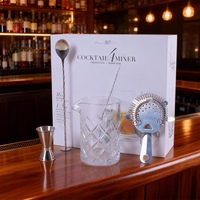 Coffret Cadeau Exquis en Acier Inoxydable Écologique – Kit de Barman et Outils de Mixologie pour Cocktails et Vins
