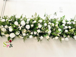 SPR <span class=keywords><strong>Bouquet</strong></span> <span class=keywords><strong>De</strong></span> <span class=keywords><strong>Mariée</strong></span> Fleurs Vertes <span class=keywords><strong>Et</strong></span> Blanches Mur Artificiel - Product Image 5