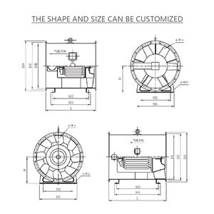 Ventilateur axial à roulement à billes anti-explosion résistant aux fumées et aux hautes températures HTF pour <span class=keywords><strong>garage</strong></span> souterrain et immeubles de grande hauteur - Product Image 2