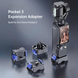 Adaptateur d'extension de base à dégagement rapide pour DJI Osmo Pocket 3, passage de type C, support 1/4 "et Arca/Action, double pince antidérapante - Product Image 1