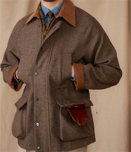 <span class=keywords><strong>Giacca</strong></span> Bomber da <span class=keywords><strong>Uomo</strong></span> ODM Casual Vintage Stile Britannico in <span class=keywords><strong>Velluto</strong></span> <span class=keywords><strong>a</strong></span> <span class=keywords><strong>Coste</strong></span> Vestibilità Slim-Fit Versatile per Autunno Inverno Design Caldo Tre Stagioni - Product Image 1