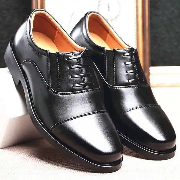 High Quality Male luxury Leather Shoes Big Size Slip-on Office Formal Shoes Pointy Toe Business Dress Shoes For Men