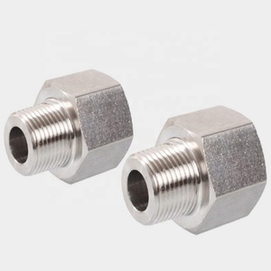 Adaptador de Acero Inoxidable 304 de Fábrica, Piezas Mecanizadas por Torno CNC No Estándar, Conector de Rosca Macho-Hembra - Product Image 3