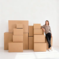 Boîte en carton ondulé imprimée sur mesure pour l'expédition, le stockage et l'emballage, vente en gros, haute qualité