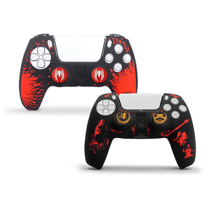 Bảo vệ <span class=keywords><strong>Silicone</strong></span> trường hợp đối với ps5 điều khiển Spider bìa da cho Playstation 5 kép joystick cao su - Product Image 3