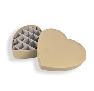 Chất Lượng Cao Phẳng Tùy Chỉnh Hình Trái Tim Sang Trọng Logo Đám Cưới Giáng Sinh Hộp Quà Tặng Bán Buôn Thời Trang Bao Bì Các Tông Giảm Giá - Product Image 2