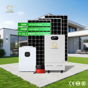 Système de stockage <span class=keywords><strong>solaire</strong></span> hors réseau BR SOLAR Safe Home 5kW, <span class=keywords><strong>batterie</strong></span> LiFePO4 48V avec BMS pour appareils électroménagers, montage mural tout-en-un - Product Image 1