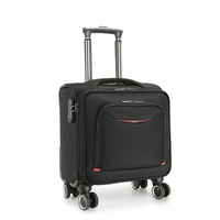 Valise de voyage JMHZ01 en tissu Oxford, coque souple, légère, bagage à main, serrure douanière, fermeture éclair anti-explosion, 18/16 pouces