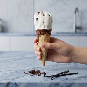 Cono Gelato al Gusto Vaniglia - Cono Waffle Croccante, Ripieno Cremoso, Vendita Diretta dalla Fabbrica per Gelaterie - Product Image 6